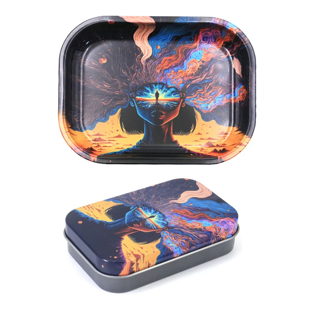 rolling Tray W Tinplate Box