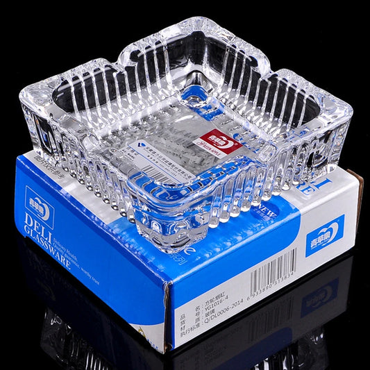 Square Glass Ash Tray