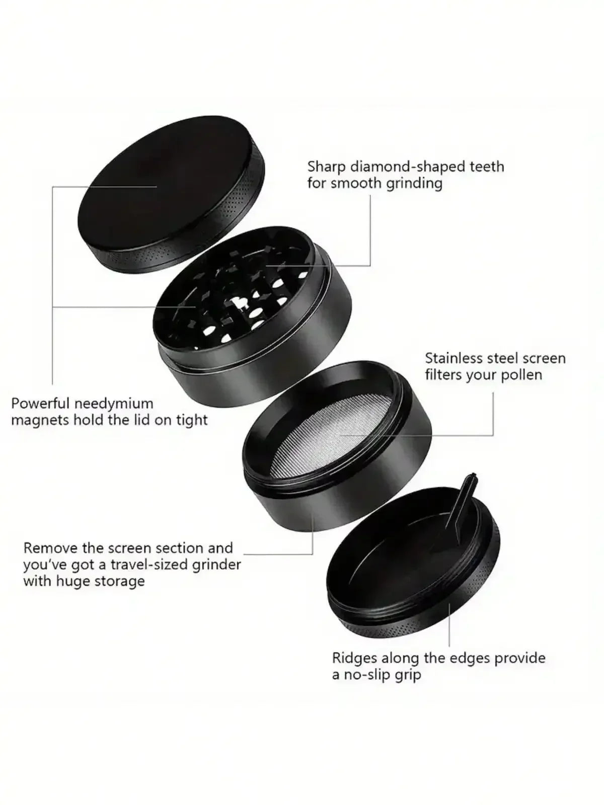 Pocket Size 4-Layer Grinder
