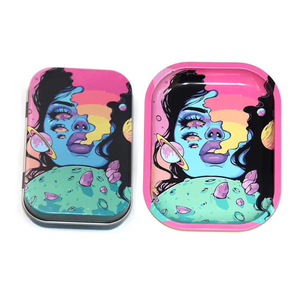 rolling Tray W Tinplate Box