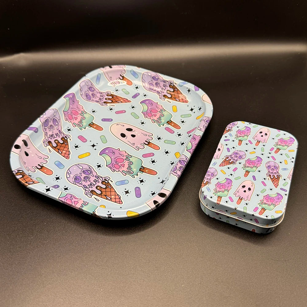 rolling Tray W Tinplate Box