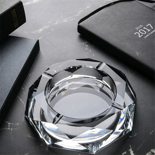 Crystal Glass Ashtray